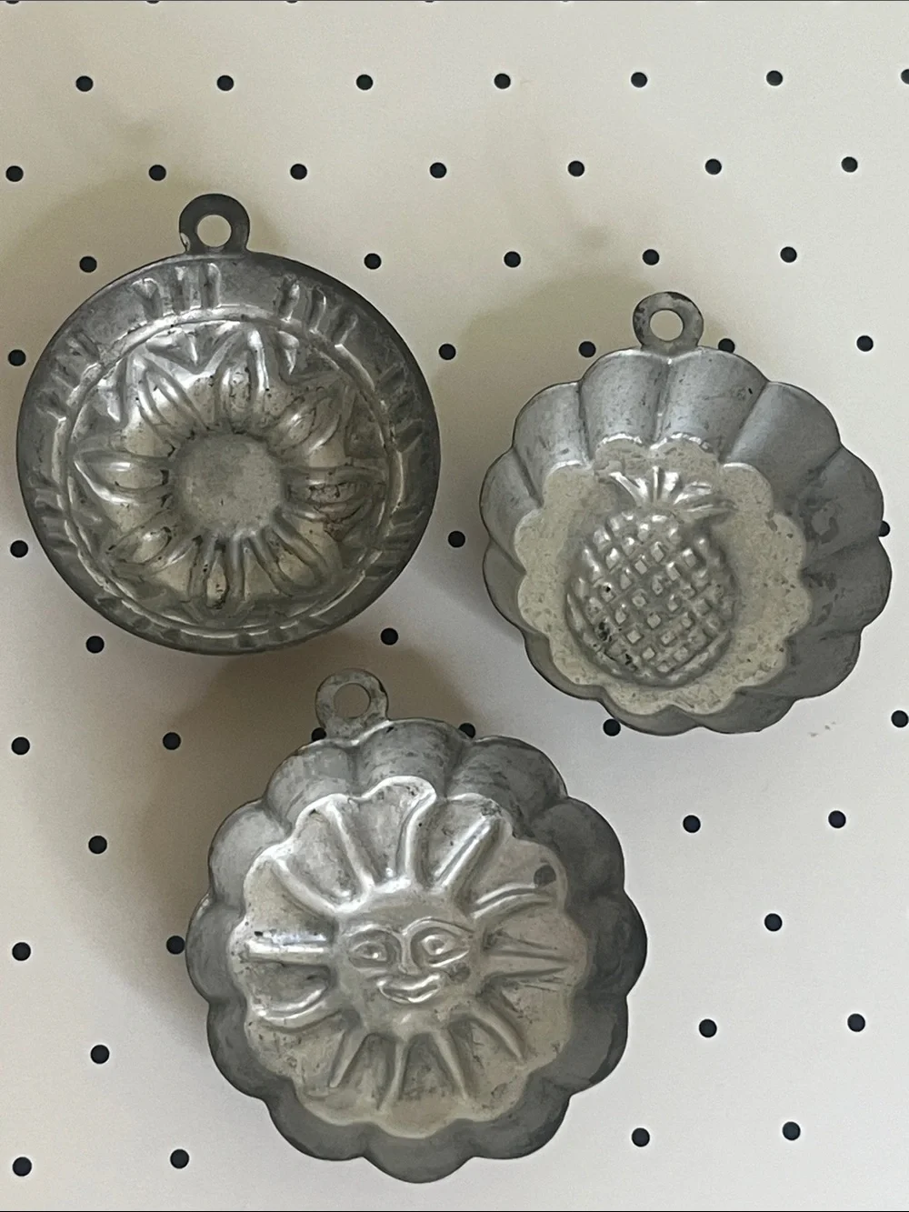 Antique Copper Wall Molds - Decorative Home Wall Decor (Copper) - Set of 3